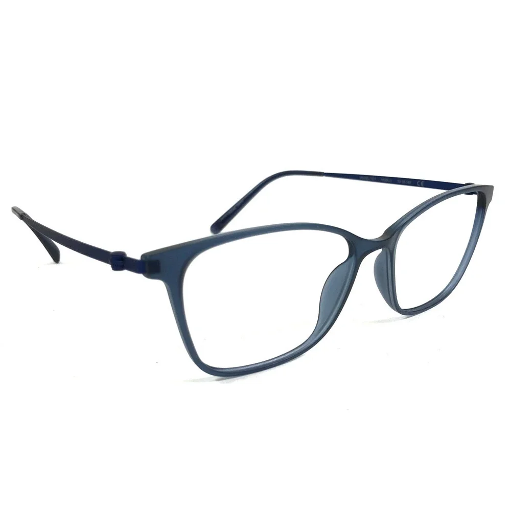 Modo Eyeglasses Frames 7031 MGBLU Matte Greyish Blue Cat Eye 53-16-140